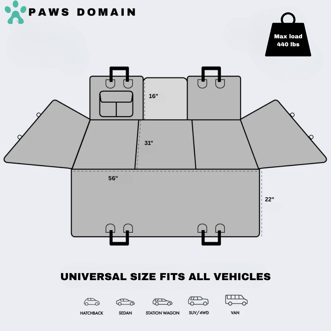 Paws Hard Bottom™ Seat Protector